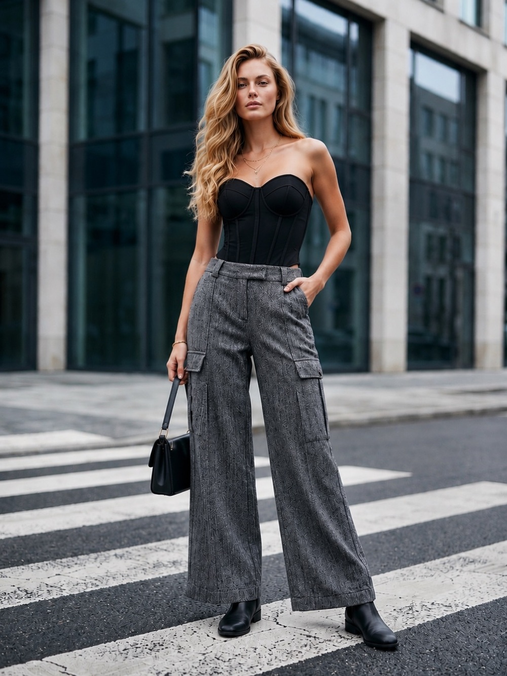 NWOT Free People New Waves  Tailored Flare Trousers